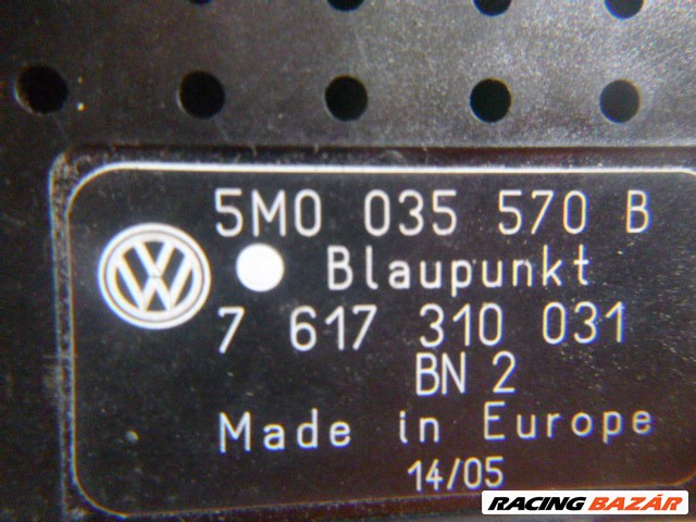 Volkswagen Golf V RÁDIÓ erősítő  5M0 035 570 B 4. kép