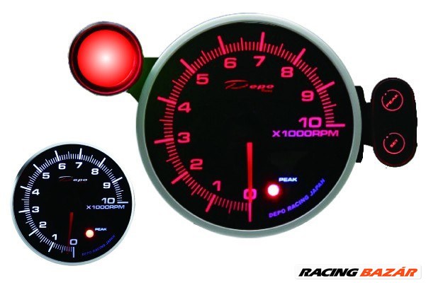 DEPO RACING PK 115mm - Fordulatszámmérő óra (10000rpm) 1. kép