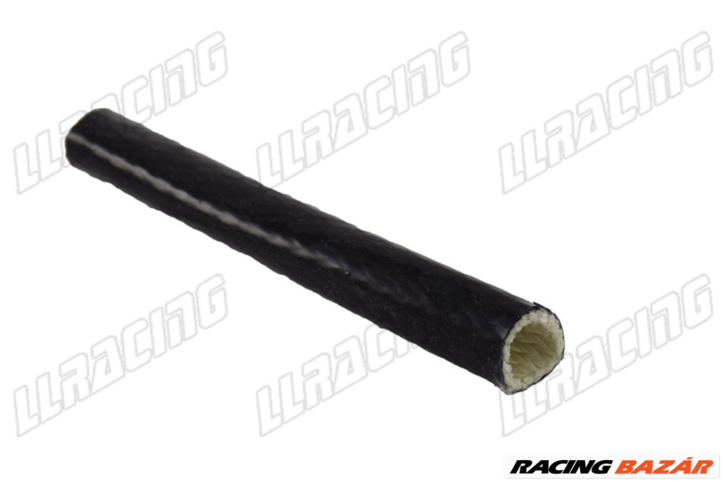 Kábel / cső hővédő hüvely (fekete) 1. kép