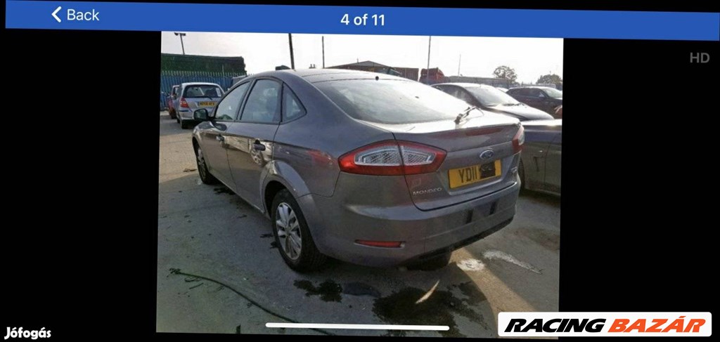 Ford mondeo csomagtér ajtó komplett mk4 facelift led lámpa zár 1. kép