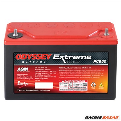 Odyssey ODS-AGM30E (PC950) Extreme series verseny akkumulátor - 34Ah, 950A