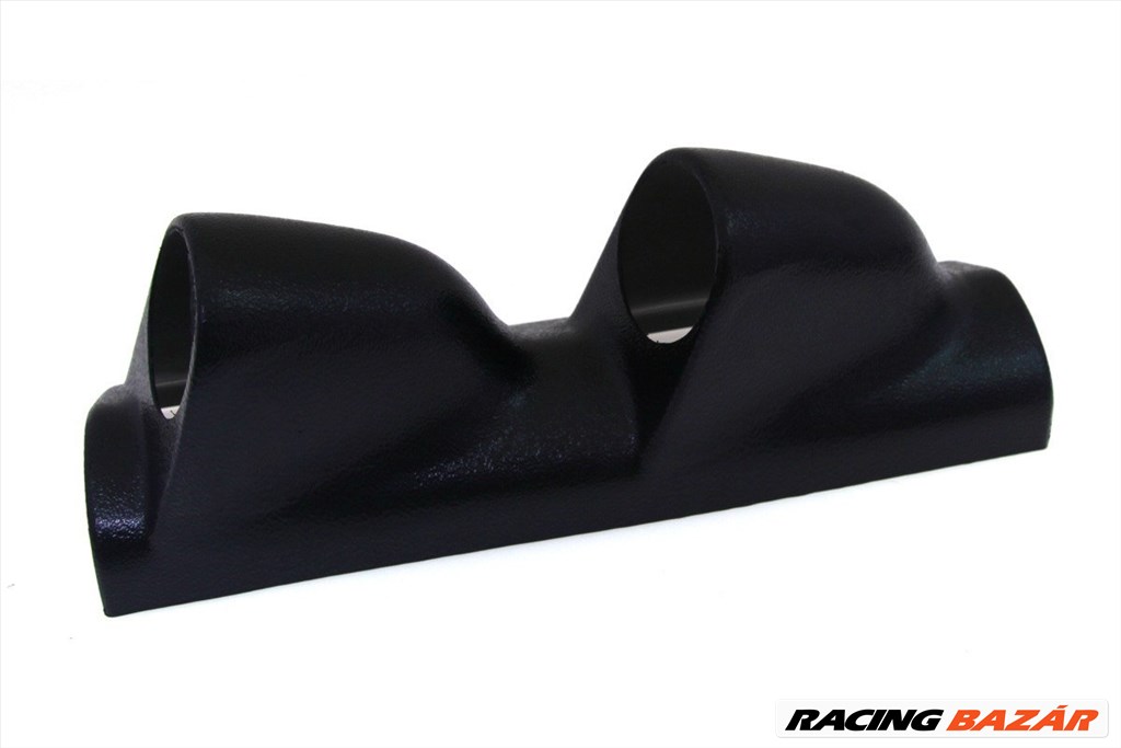 Műszertartó PRO Racing 2x52mm, A oszlopra, fekete 1. kép