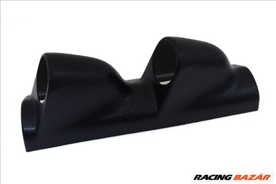 Műszertartó PRO Racing 2x52mm, A oszlopra, fekete
