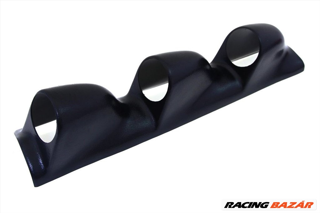 Műszertartó PRO Racing 3x60mm, A oszlopra, fekete 1. kép