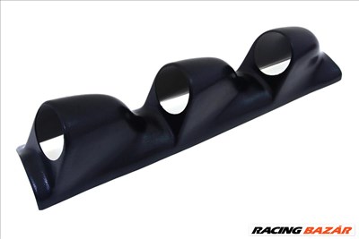 Műszertartó PRO Racing 3x60mm, A oszlopra, fekete
