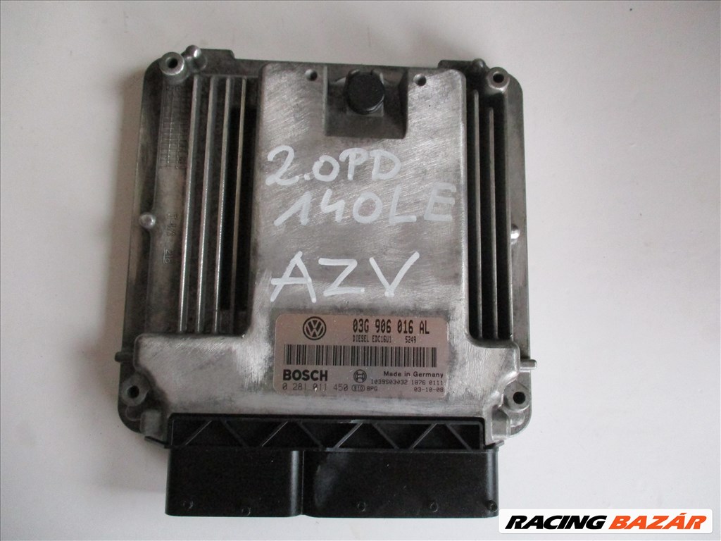 Volkswagen Touran Motorvezérlő elektronika 2.0PDTDI 136LE AZV 2003-2010 2. kép