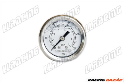 Benzinnyomásmérő óra 0-7 BAR (1/8 NPT)