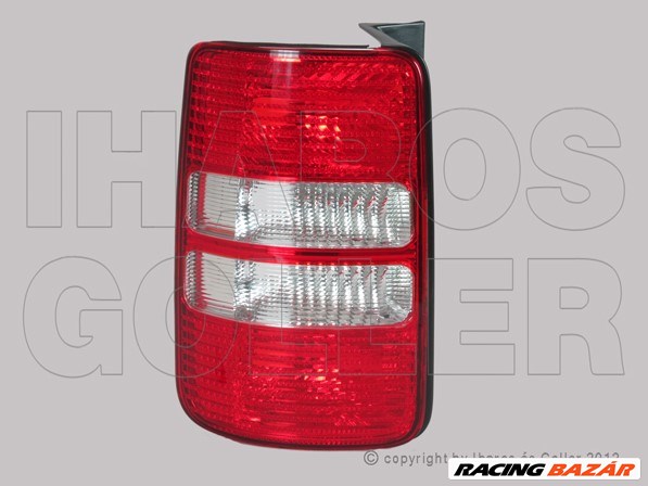 VW Caddy 2010-2015 - Hátsó lámpa üres bal piros (2 hátsó ajtós) 1. kép
