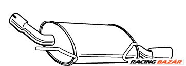 Opel Corsa C kipufogó dob hátsó 1.4 16v (07259) 1. kép