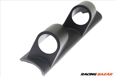 Műszertartó Depo Racing 2x60mm, A oszlopra, fekete