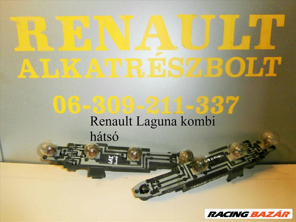 Renault Laguna I kombi hátsó lámpafoglalat, lámpaburkolat 1. kép
