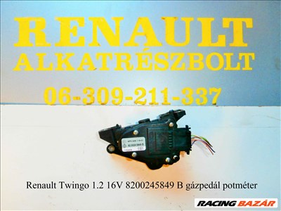 Renault Twingo 1.2 16V gázpedál potméter 8200245849 B 8200245849B