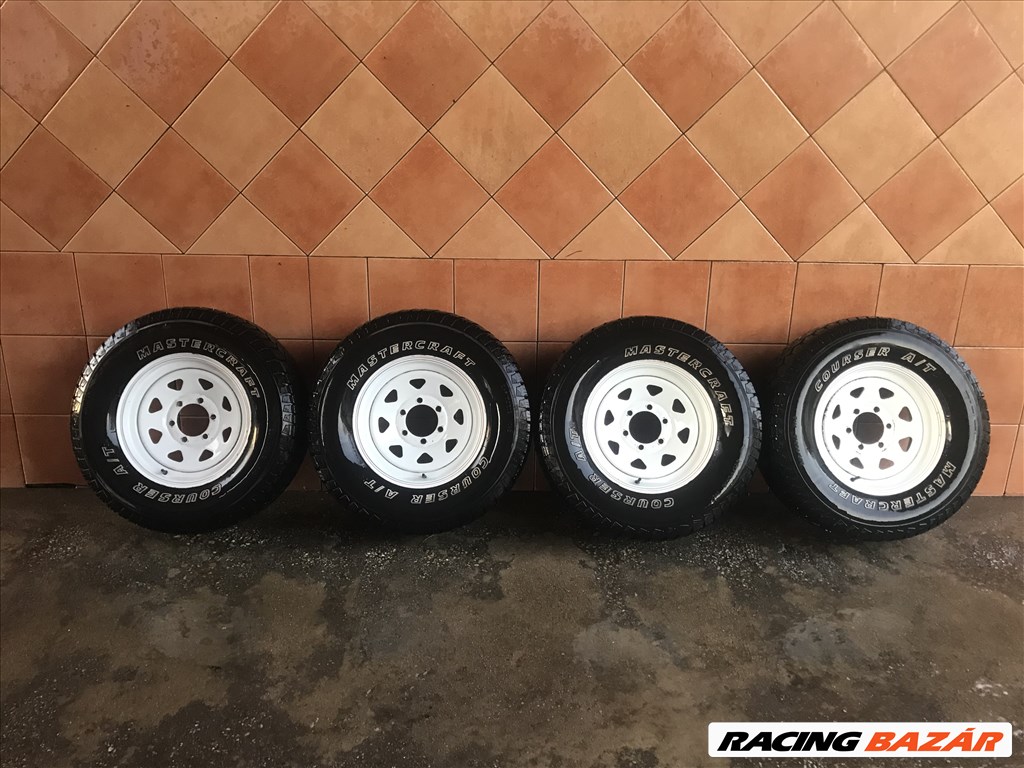 MANGELS 16” LEMEZFELNI 6x139,7 NÈGYÈVSZAKOS 265/70R16 GUMIVAL OLCSÒN!!!! 1. kép