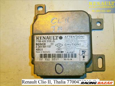 Renault Clio II, Thalia légzsák indító, légzsákvezérlő 7700428310--G 7700428310G