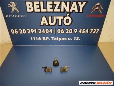 Peugeot 206 HDi zárbetét szett+kulcs 9170N8