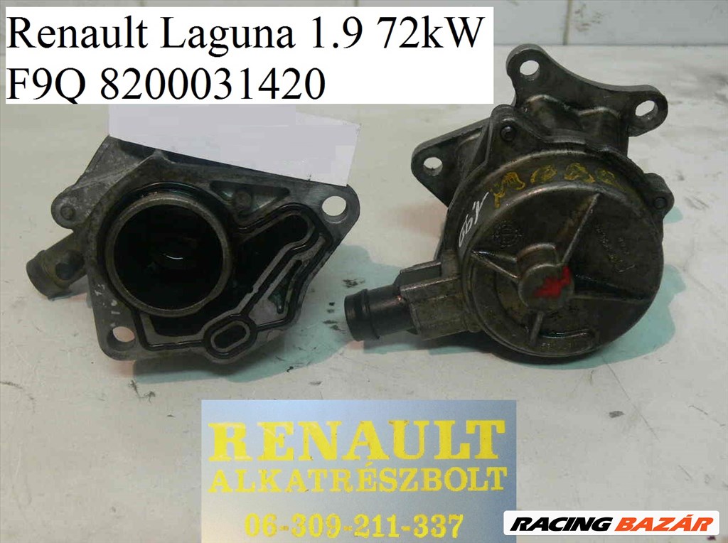 Renault Laguna 1.9 (72kW) F9Q vákumpumpa, vákuumszivattyú 8200031420 1. kép