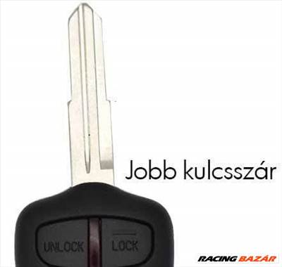 Mitsubishi kulcs 3 gombos kulcsház