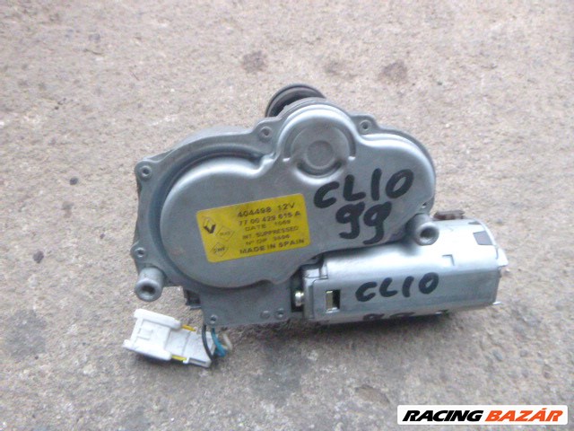 Renault Clio II 99 hátsó ablaktörlő motor  7700429615A 1. kép