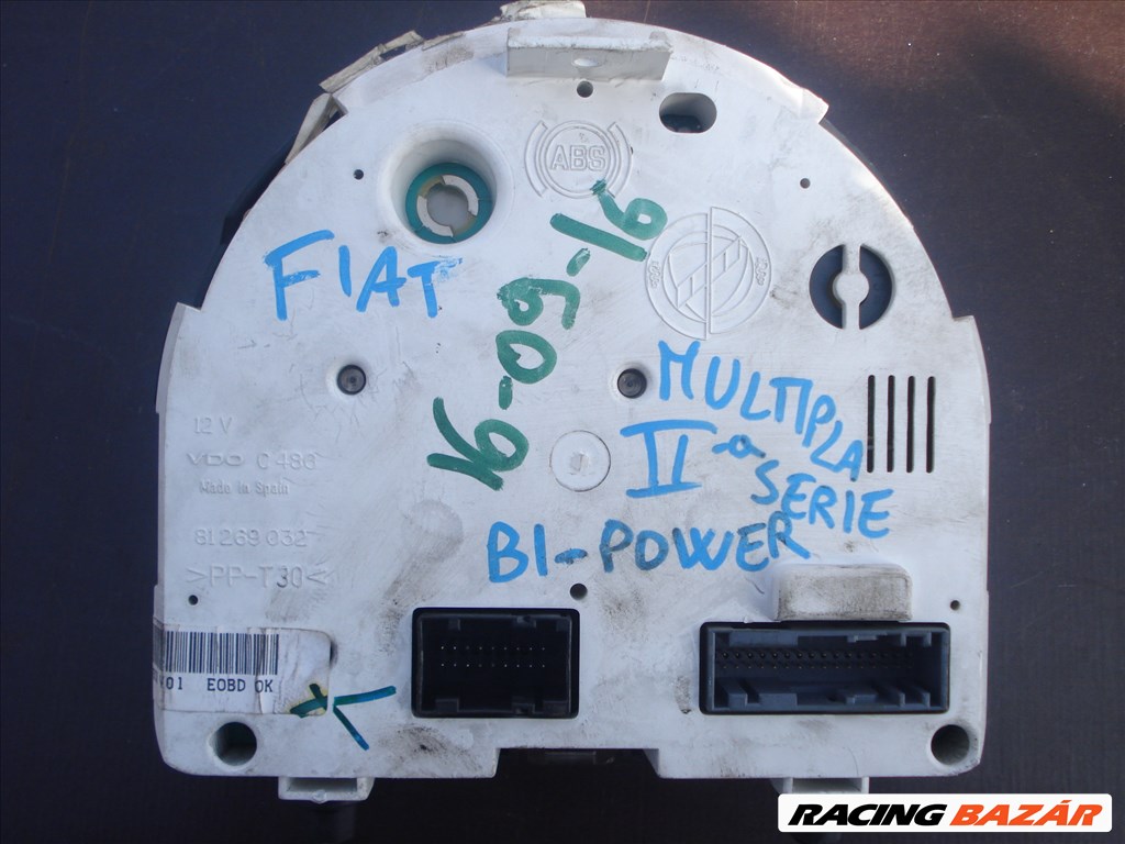 Fiat Multipla  Bipower 1.6 16V kilométeróra 51734587 2. kép