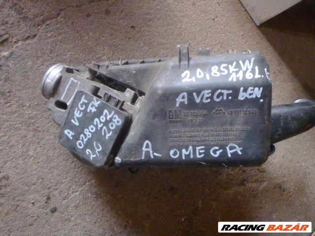 Opel Vectra A , OMEGA   ,,A   levegőszűrőház légtömegmérővel 2.0, 8v 0280202208 5. kép