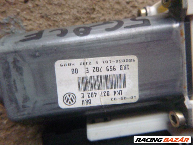 Volkswagen Golf V BAL ELSŐ ablakemelő motor 1K0 959 792 C 1K4837402E 2. kép