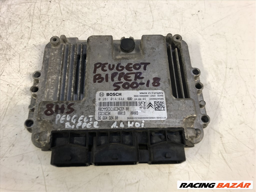 Peugeot Bipper 1.4 HDI motorvezérlő 0281014444 1. kép