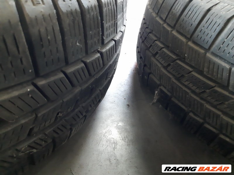 Bmw 1-es 5x120 lyukosztású 6,5x16 lemezfelni, rajta 195/55 R 16 használt pirelli téli gumi sxx4 3. kép