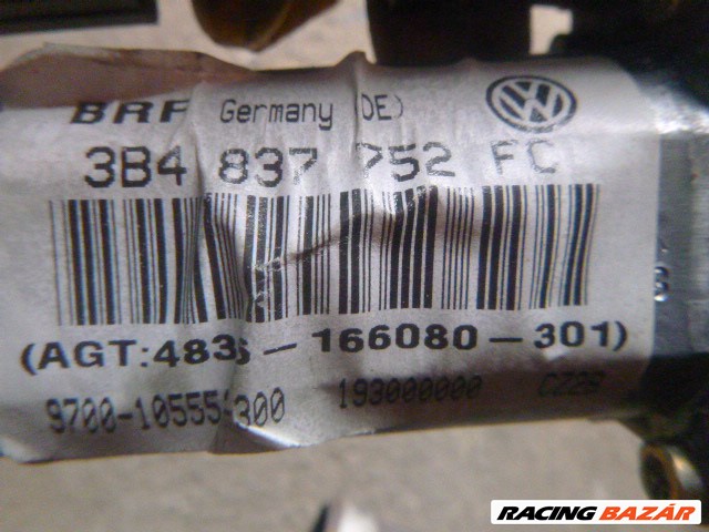 Volkswagen Passat b5.5 jobb első ablakemelő motor 3B4 837 752 FC 3B4837752FC 2. kép
