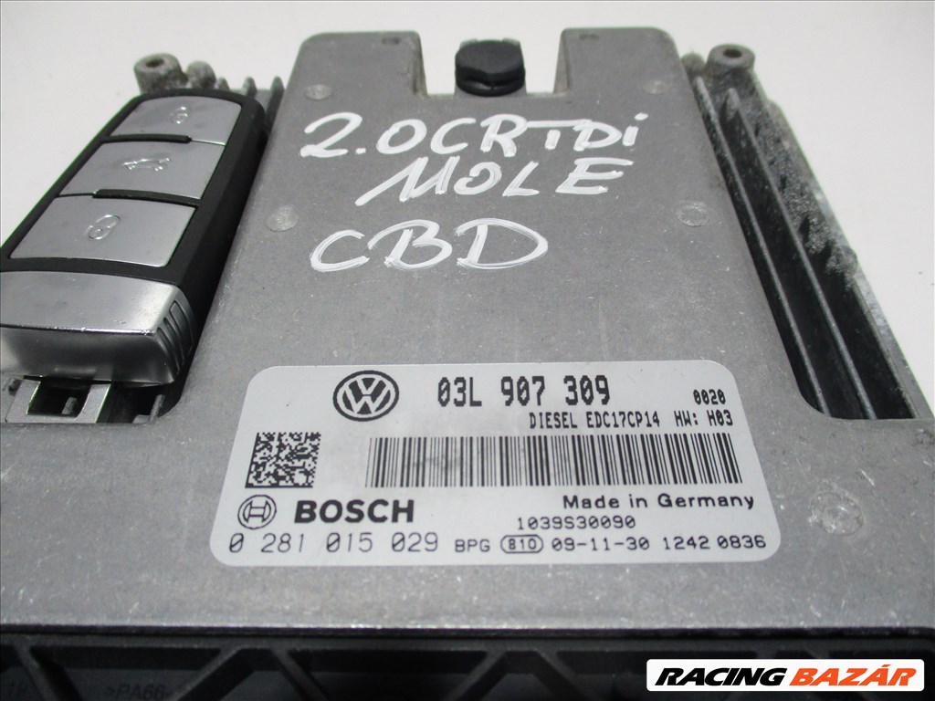 Volkswagen Passat B6 Motorvezérlő elektronika 2.0CRTDI 2005-2012 2. kép