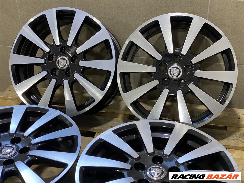 R17 5x108 Original Jaguar BICOLOR CUSTOM 7J ET48.5 / 17" 7X17 gyári, eredeti, egyedi alufelni szett 3. kép