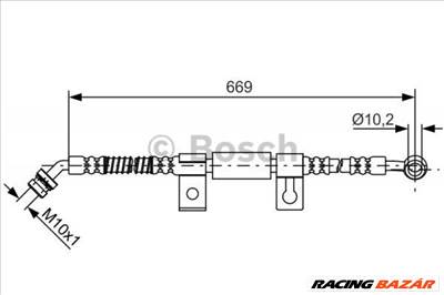BOSCH 1987481797 Fékcső - KIA