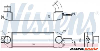 NISSENS 96179 Intercooler - VAUXHALL, OPEL