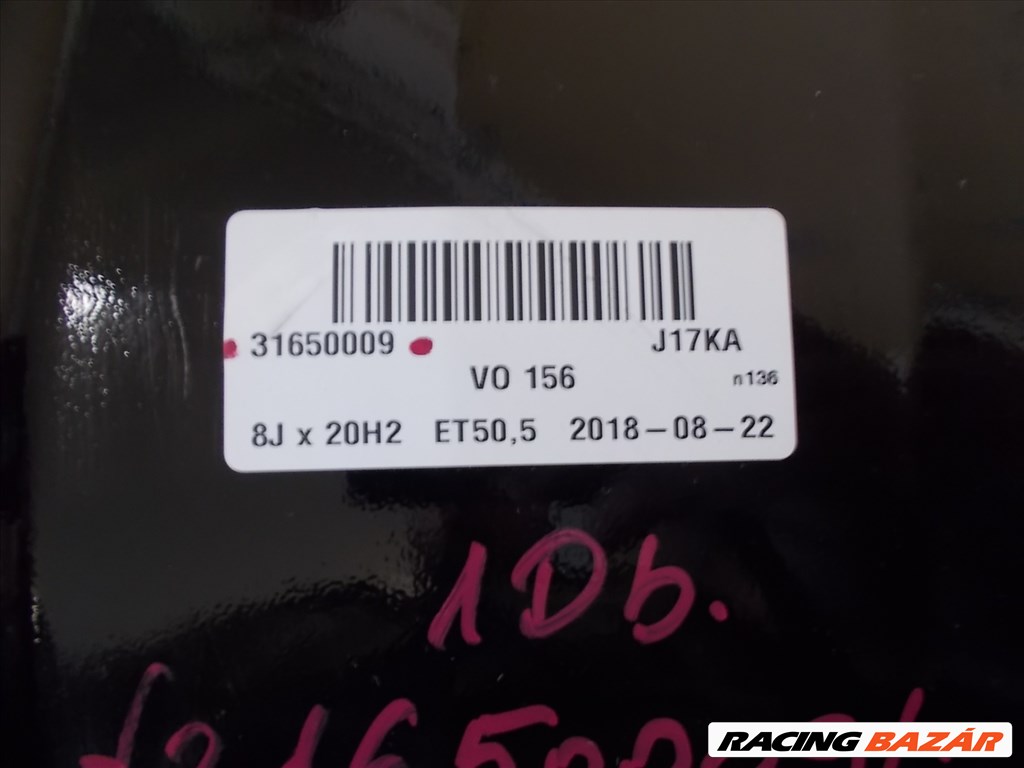 Gyári alufelni Volvo XC40 20x8  2018- 7. kép