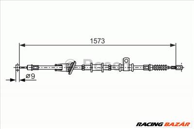 BOSCH 1 987 482 399 Kézifék bowden - MITSUBISHI