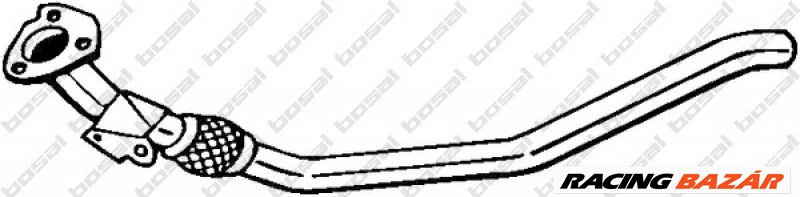 BOSAL 800053 Kipufogócső - AUDI 1. kép