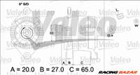 VALEO 437112 Generátor - RENAULT, OPEL, VAUXHALL, ARO