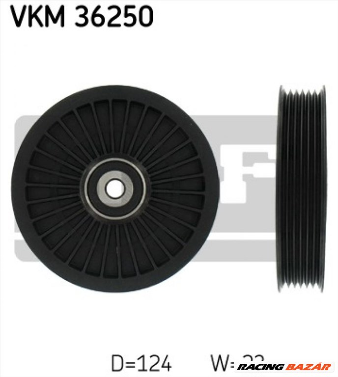 SKF vkm36250 Generátor/klíma szíj vezetőgörgő - VAUXHALL, VOLVO, OPEL, RENAULT, NISSAN 1. kép