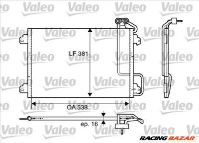 VALEO 817509 Klímahűtő - RENAULT