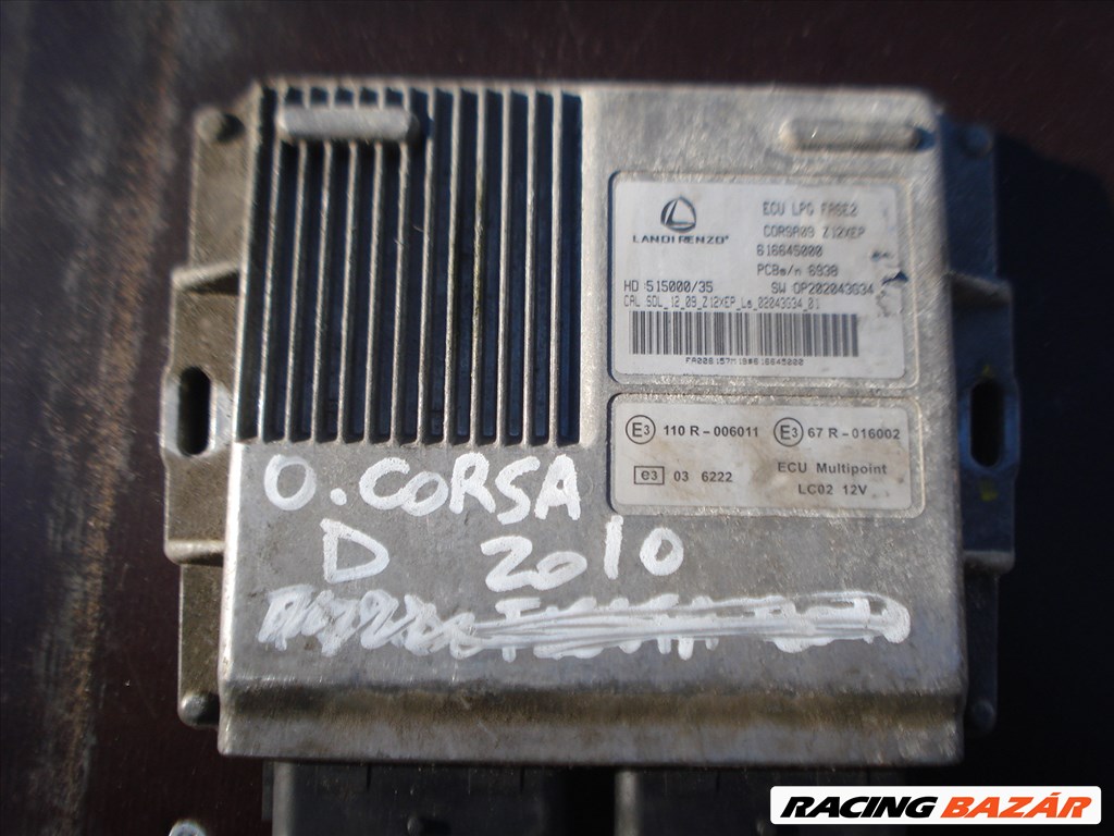 Opel Corsa D 1.2 LPG motorvezérlő OP202043G34 1. kép