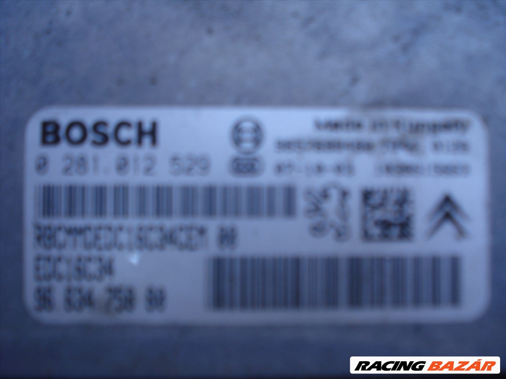 Peugeot 207 1.4 HDI motorvezérlő 9663475880 2. kép