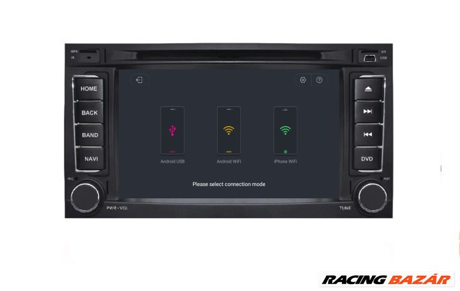 Volkswagen Touareg, T5 Multivan Android 10 Multimédia VW Rádió GPS Fejegység Tolatókamerával! 9. kép