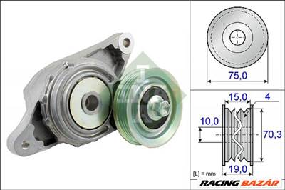 INA 534048910 Generátor/klíma szíj feszítőkar - HONDA
