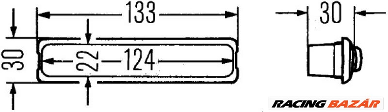 HELLA 2JA 001 357-037 Belső világítás - VOLKSWAGEN, SKODA, CITROEN, SEAT 1. kép