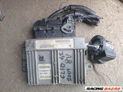 Renault Clio II 2001 1,2, 8V MOTORVEZÉRLŐ SZETT S2000RPM 8200153834