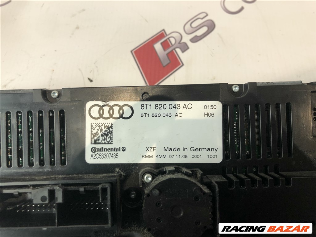 Audi A4 B8 klímavezérlő panel 2. kép