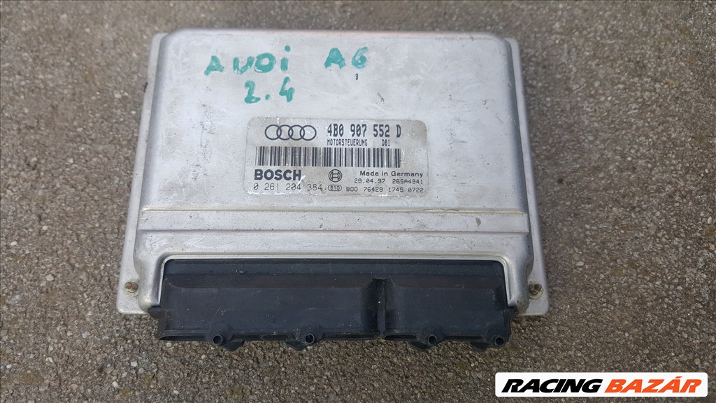 Audi A6 2,4i Bosch motorvezérlő eladó! 4B0907552D 0261204384 1. kép