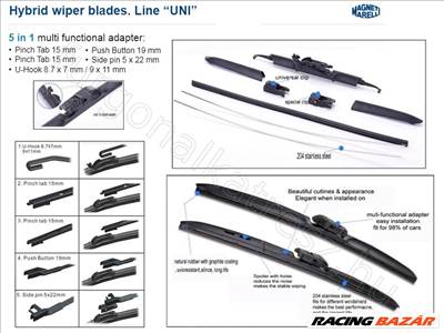 Ablaktörlő lapát 450 mm - MAGNETI MARELLI GD.WH450U