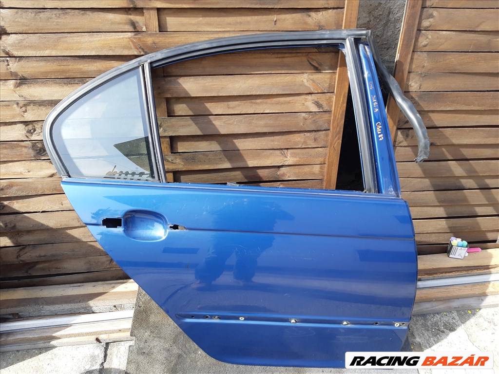 BMW E46 sedan kék topasblau jobb hátsó ajtó eladó (081187) 1. kép