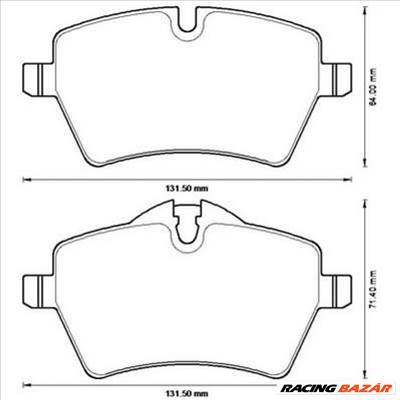 JURID 573234JC Fékbetét - MINI