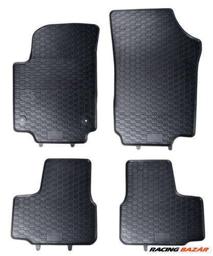SEAT Mii Geyer Prémium fekete gumiszőnyeg szett patenttal 1. kép